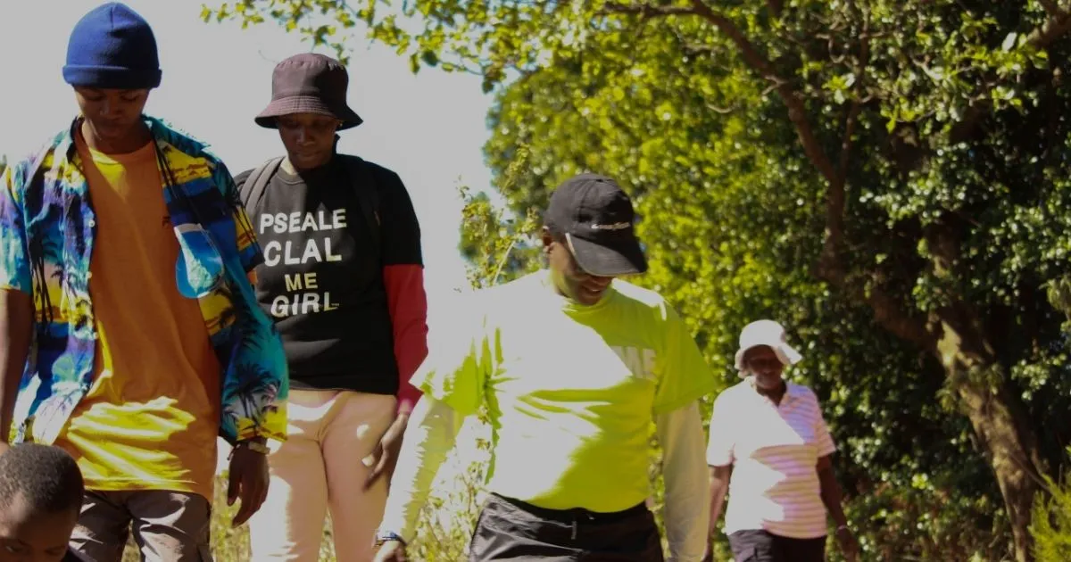 Mountain biking and trail running terrain at Ngubi