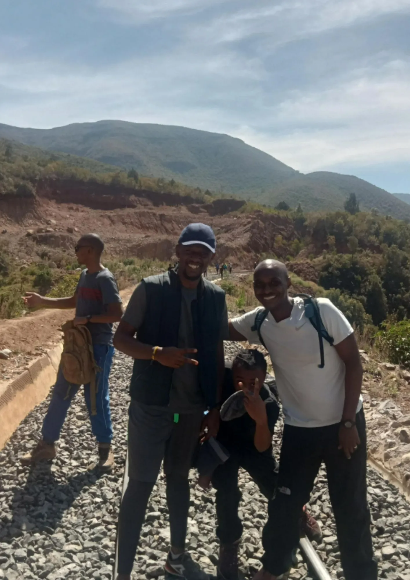 Scenic hiking trail through the forest