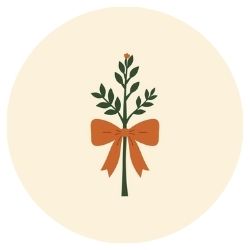 An icon of arch-shaped leaves
